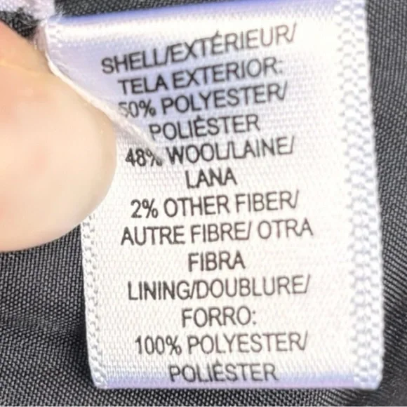 Ann Taylor LOFT Speckled Tweed Cuffed‎ Trousers Fully Lined Size 8 - Picture 6 of 8